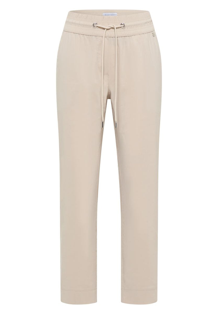 Mid Waist Slim Leg Hose im Casual Fit