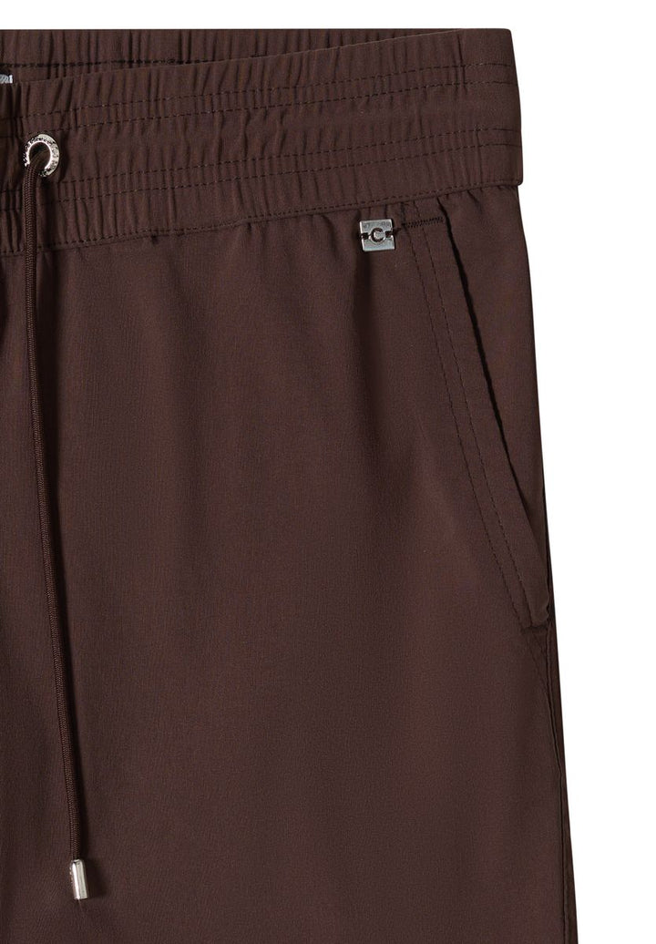 Mid Waist Slim Leg Hose im Casual Fit