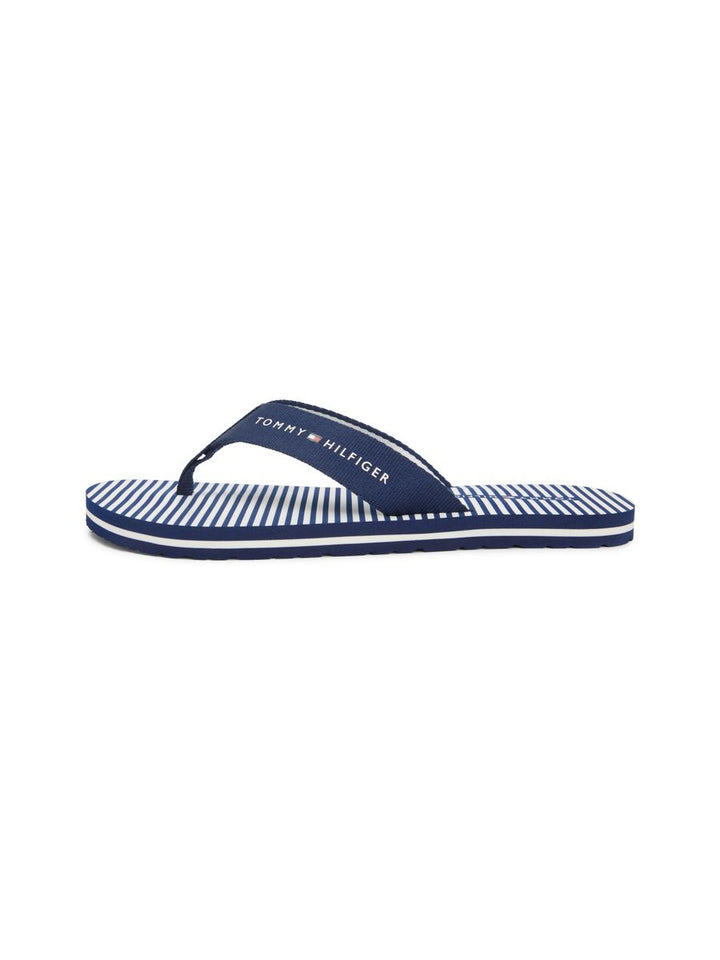 Webbing Strap Ithaca Stripe Flip-Flops