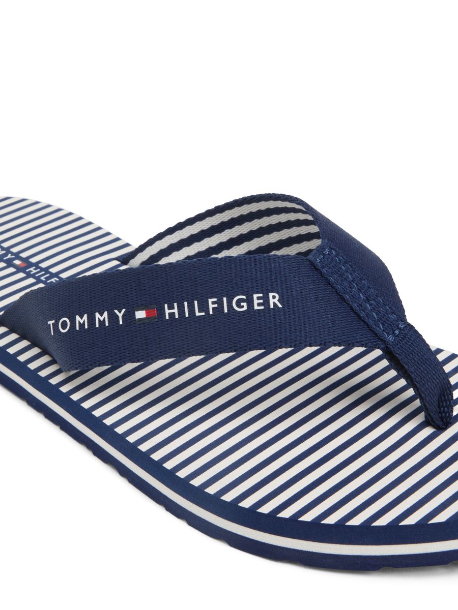 Webbing Strap Ithaca Stripe Flip-Flops