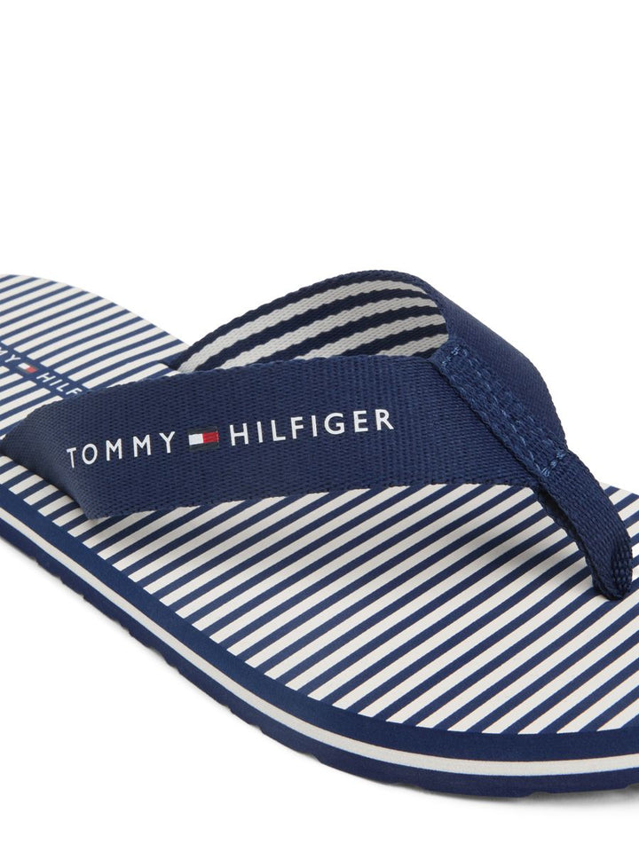 Webbing Strap Ithaca Stripe Flip-Flops