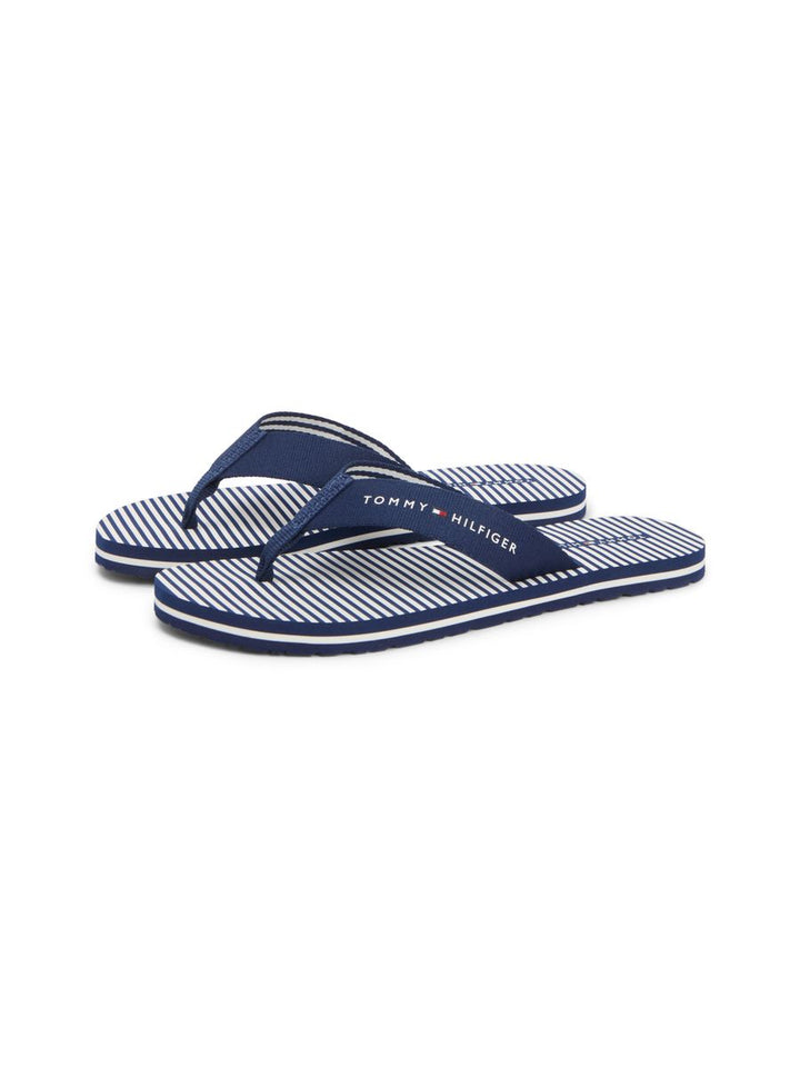 Webbing Strap Ithaca Stripe Flip-Flops