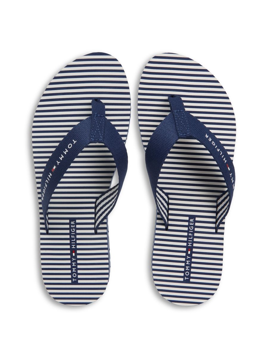 Webbing Strap Ithaca Stripe Flip-Flops