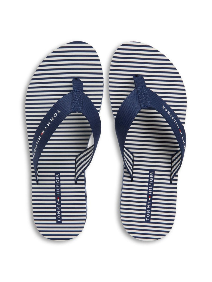 Webbing Strap Ithaca Stripe Flip-Flops