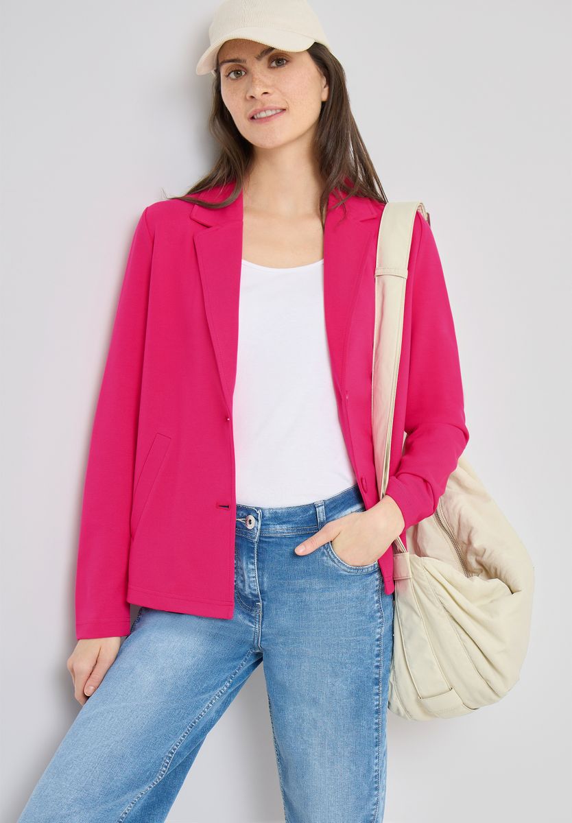 Basic Blazer mit Reverskragen