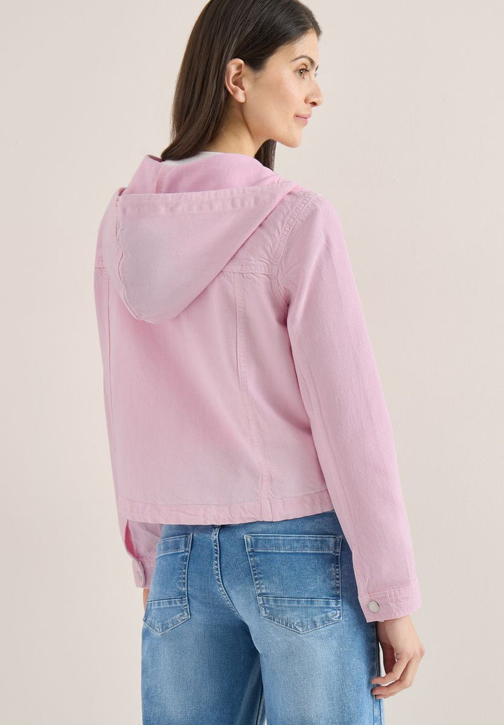Overshirt mit Kapuze und Tunnelzug