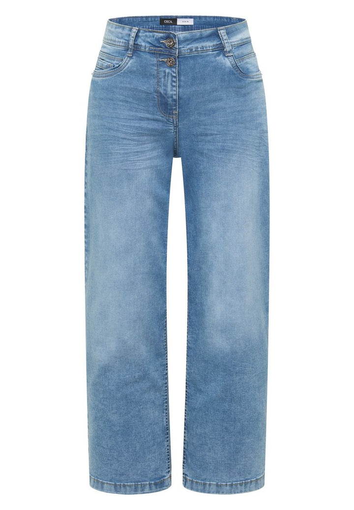 High Waist Wide Leg Jeans im Loose Fit