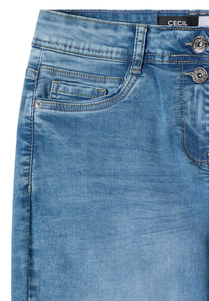 High Waist Wide Leg Jeans im Loose Fit