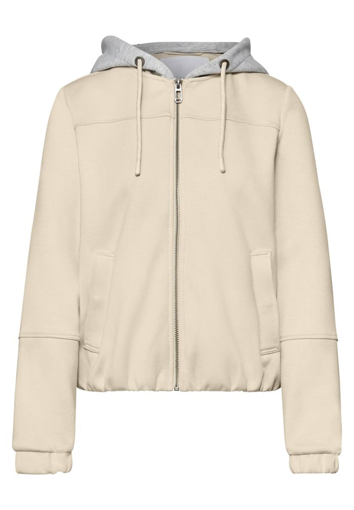 Jacke mit abnehmbarer Kapuze