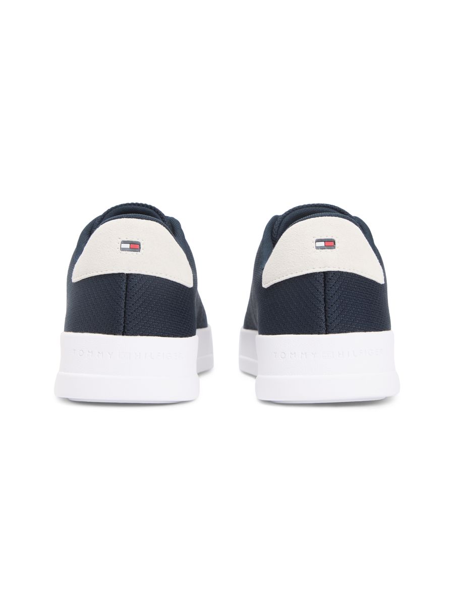 Logo Knit Court Trainers