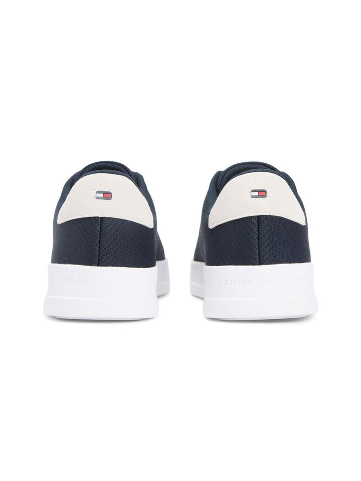 Logo Knit Court Trainers
