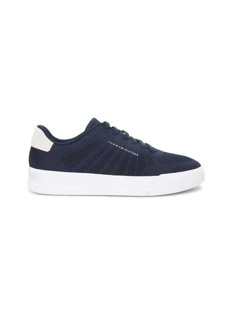 Logo Knit Court Trainers