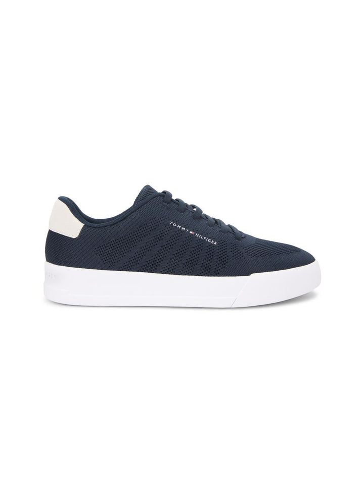 Logo Knit Court Trainers
