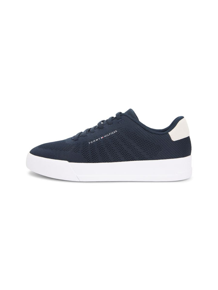 Logo Knit Court Trainers