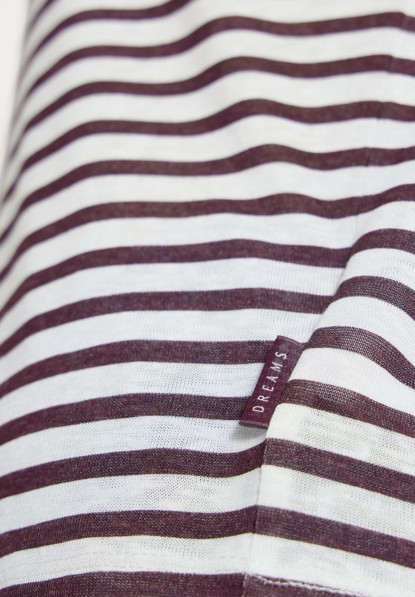 T-Shirt mit Boatneck und Streifen