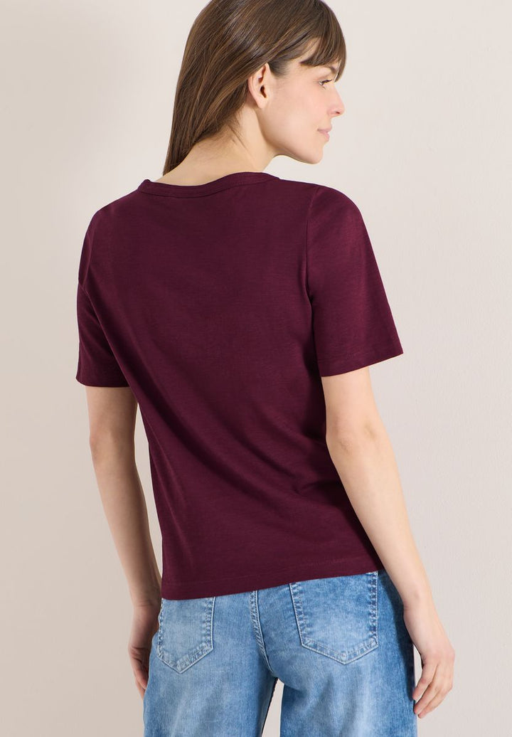Kurzarm T-Shirt aus reiner Baumwolle