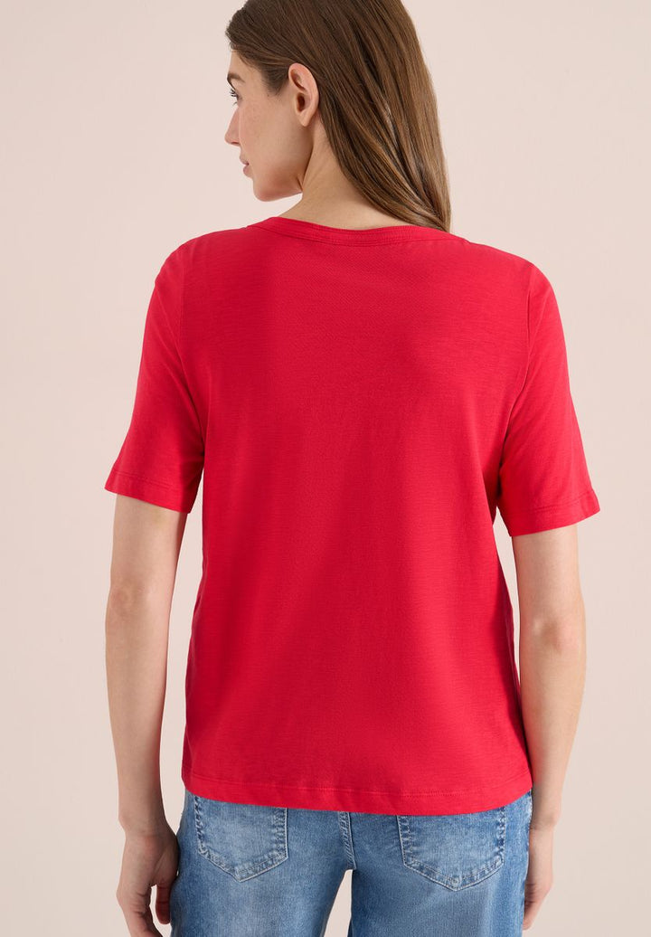 Kurzarm T-Shirt aus reiner Baumwolle