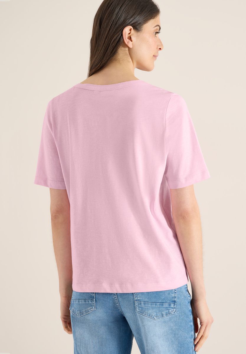 Kurzarm T-Shirt aus reiner Baumwolle