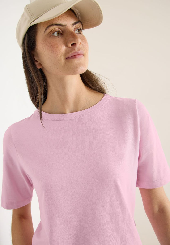 Kurzarm T-Shirt aus reiner Baumwolle