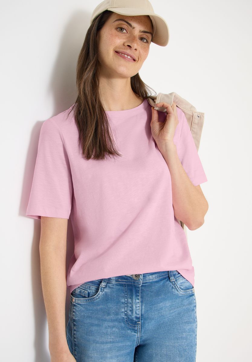 Kurzarm T-Shirt aus reiner Baumwolle