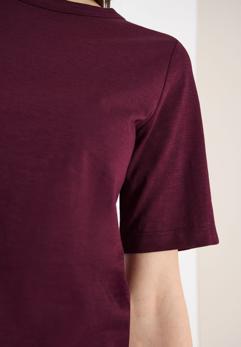 Kurzarm T-Shirt aus reiner Baumwolle
