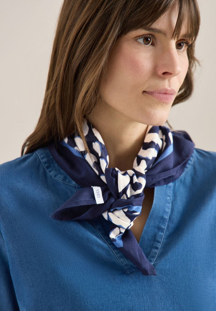 Bandana aus Baumwolle mit Leo-Muster