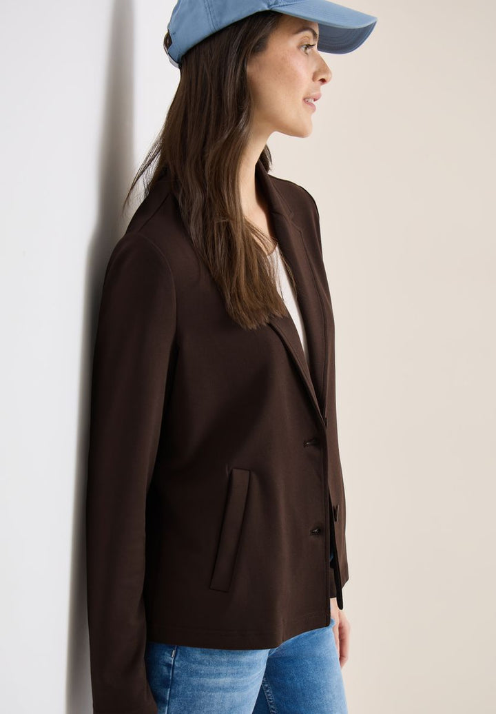 Basic Blazer mit Reverskragen
