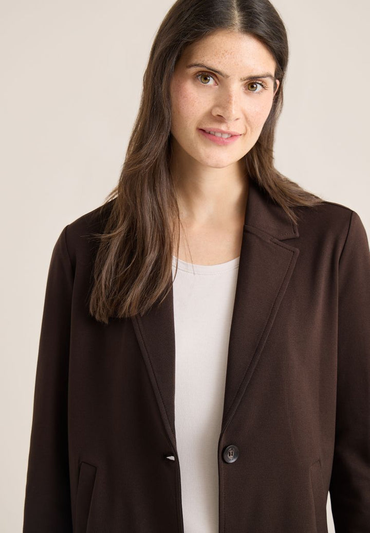Basic Blazer mit Reverskragen