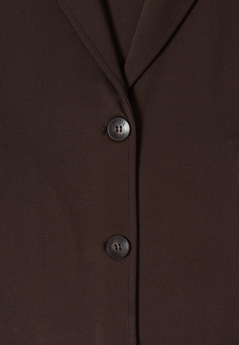 Basic Blazer mit Reverskragen