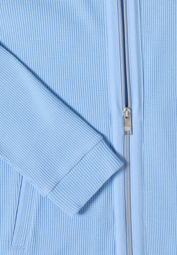 Langarm Jacke mit Kapuze und Taschen