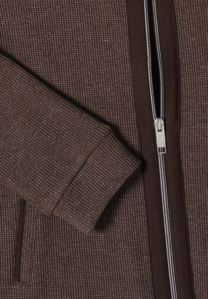 Langarm Jacke mit Kapuze und Taschen