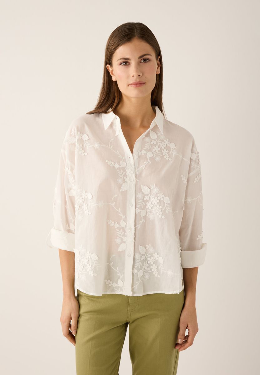 Bestickte Bluse