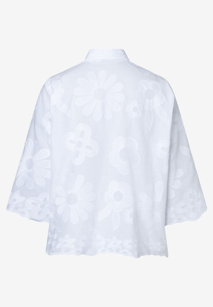 Bluse mit Bestickung
