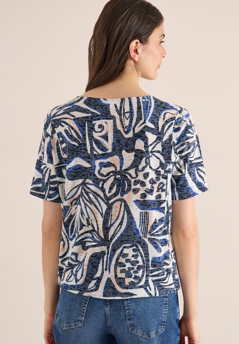 T-Shirt in Ausbrenner-Optik