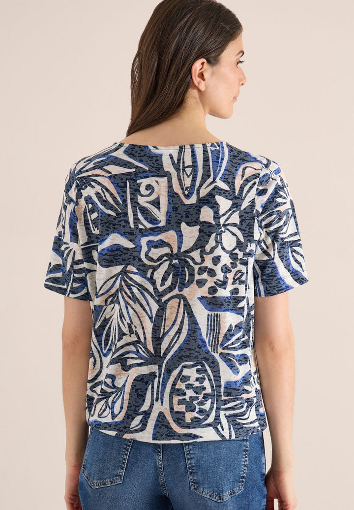 T-Shirt in Ausbrenner-Optik