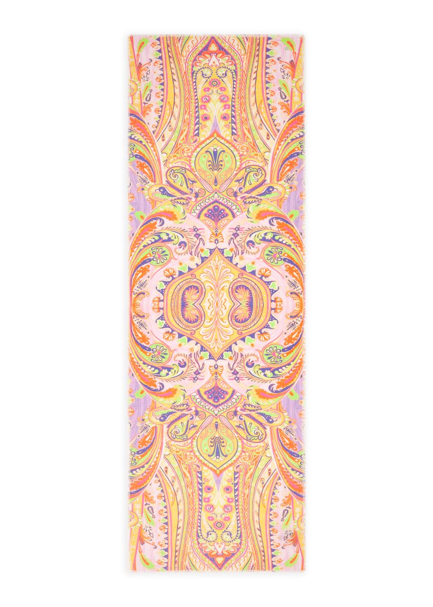 Schal aus Baumwolle  mit Paisley-Muster