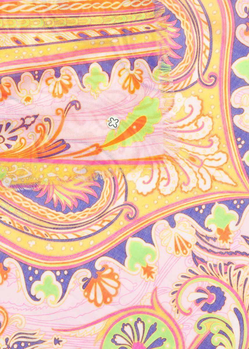 Schal aus Baumwolle  mit Paisley-Muster