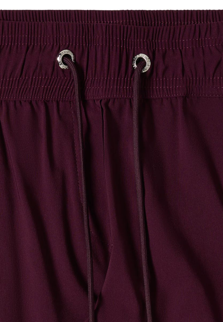 Mid Waist Slim Leg Hose im Casual Fit