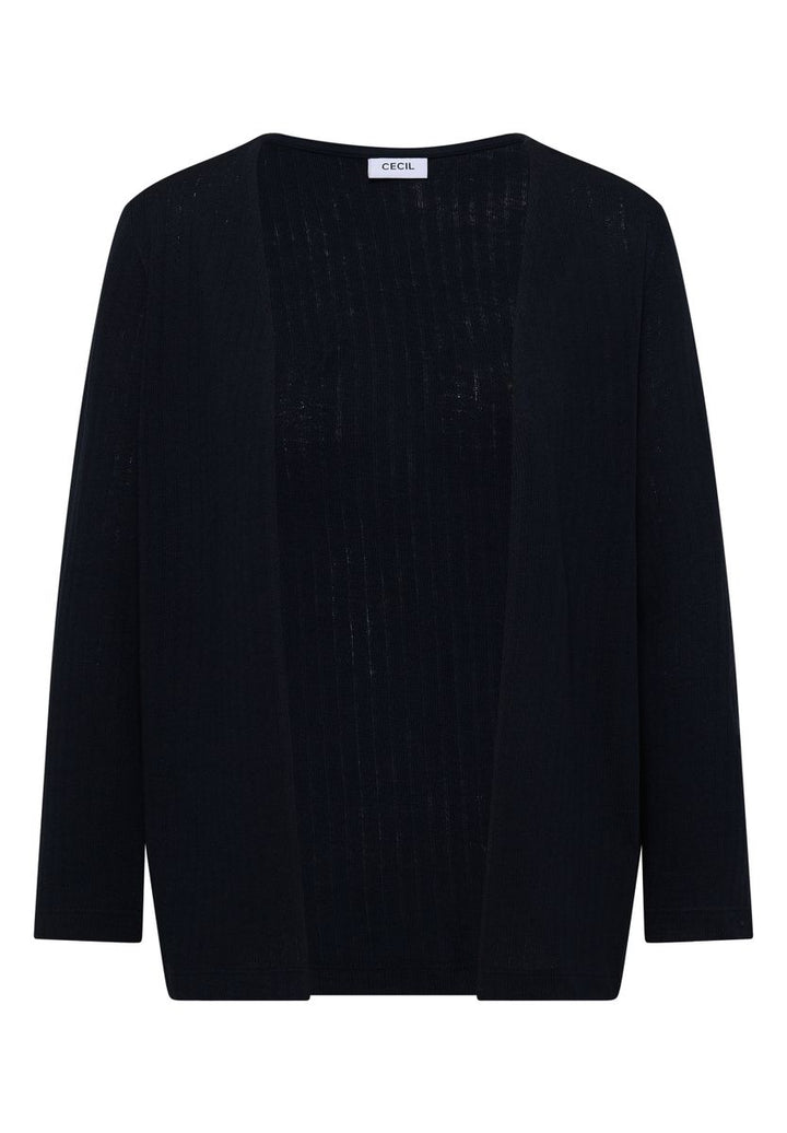3/4-Arm Jacke in Strick-Optik
