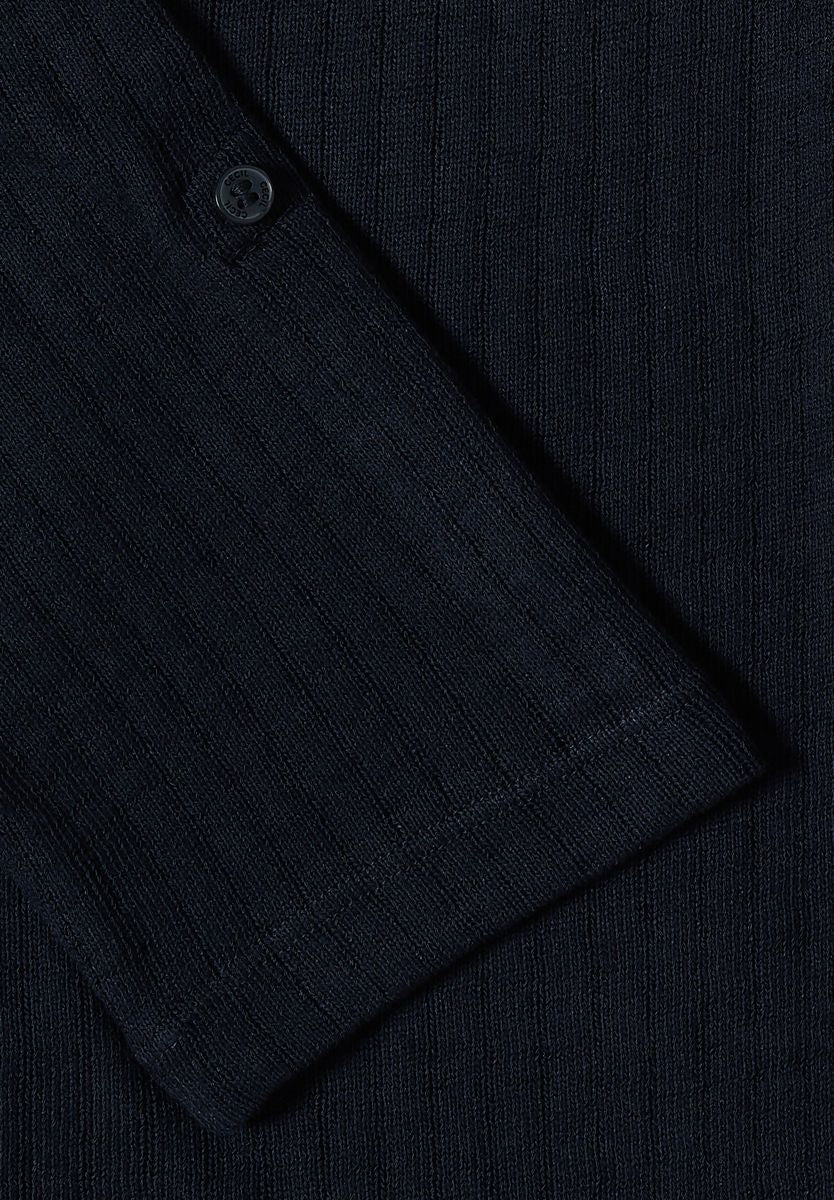 3/4-Arm Jacke in Strick-Optik