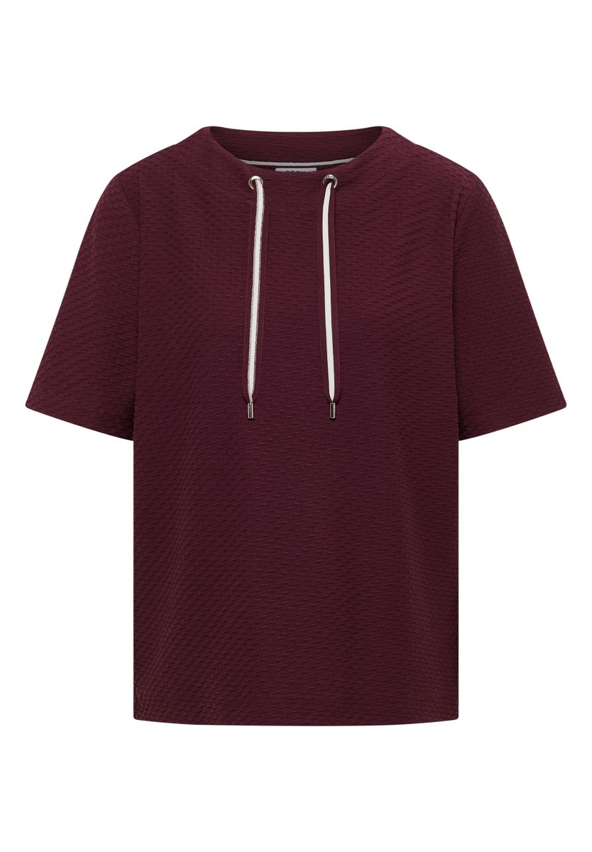 T-Shirt mit Rundhals mit Tunnelzug
