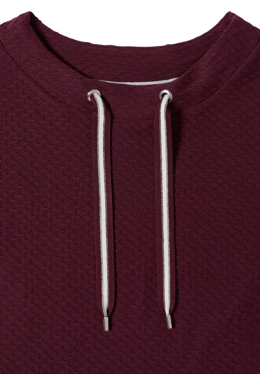 T-Shirt mit Rundhals mit Tunnelzug