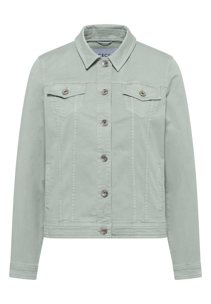 Jeansjacke mit Brusttaschen und Knöpfen