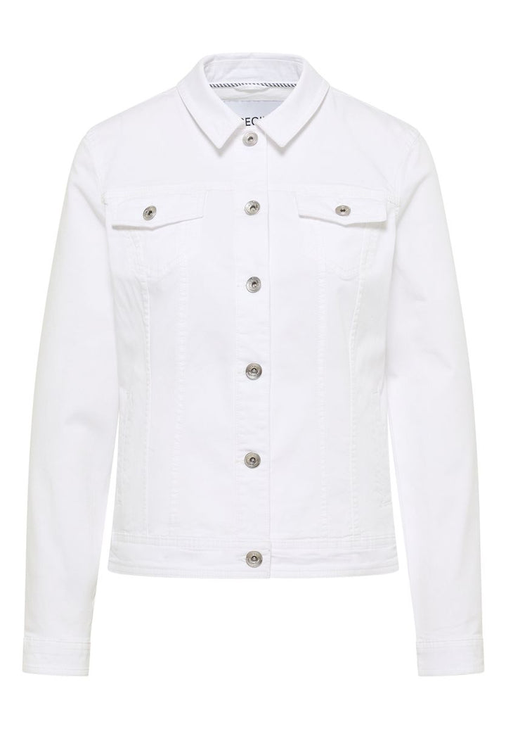 Jeansjacke mit Brusttaschen und Knöpfen