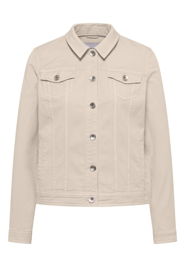 Jeansjacke mit Brusttaschen und Knöpfen