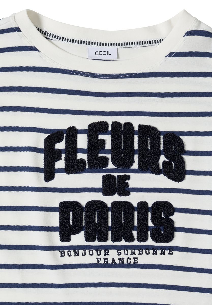 3/4-Arm Shirt mit Wording Artwork