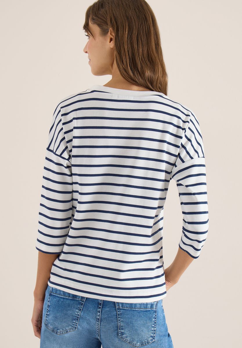 3/4-Arm Shirt mit Wording Artwork