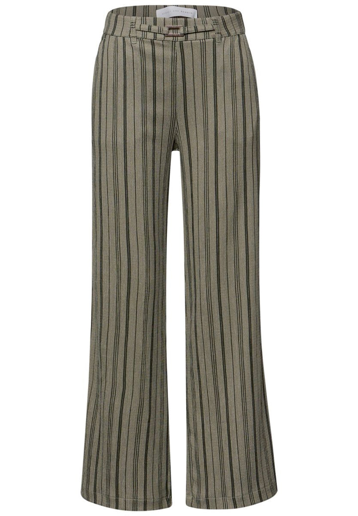 Wide Leg Hose mit Gürteldetail