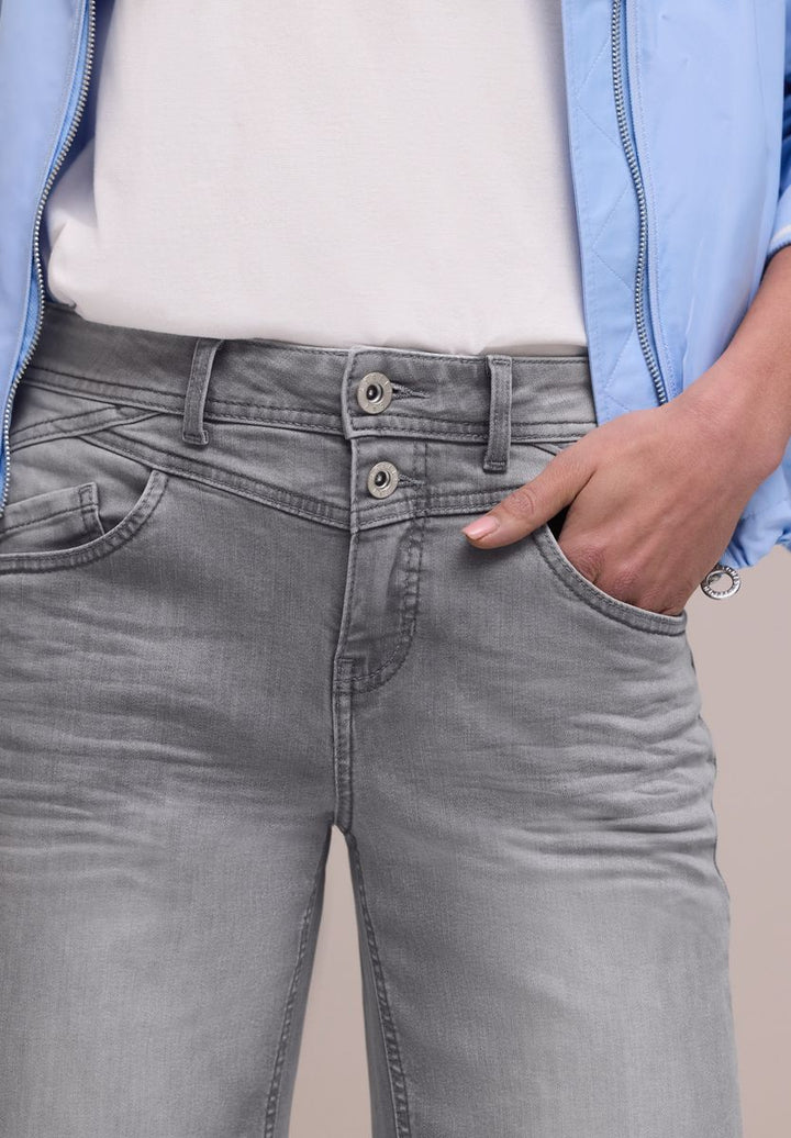 High Waist Wide Leg Jeans im Loose Fit
