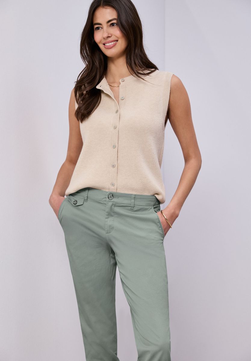 Chino im Casual Fit in softer Qualität